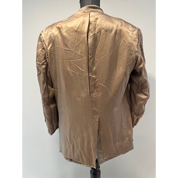 Oxxford Clothes Super 100s Wool 2 Button Suit Jacket Tan Size 42R - Picture 14 of 16